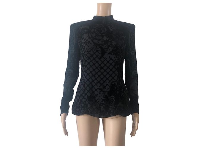 Balmain pour H&M Top Balmain x H&M noir