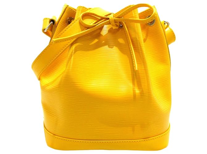 Louis Vuitton Amarelo Epi Noe BB Couro  ref.495806