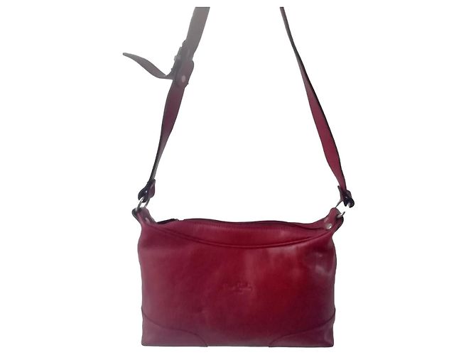 Cartera Pierre Cardin de piel roja