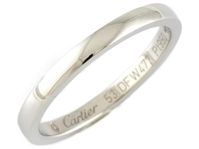 Usado] CARTIER Cartier Pt950 Anillos / Anillos Declaración Diamante No.  12.5 # 53 Plata Platino ref.495933 - Joli Closet