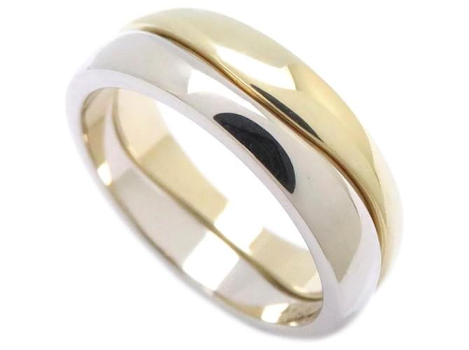 [Used] CARTIER Cartier Love Me Ring 2-piece set K18YGxK18WG # 49 8.5 White gold Yellow gold  ref.495943