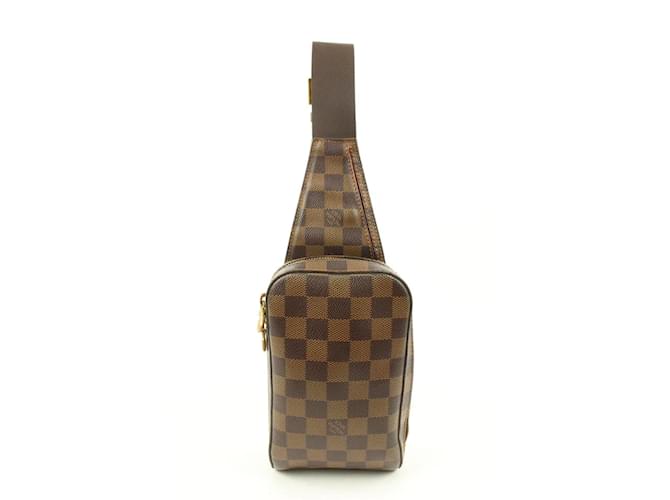 Louis Vuitton Damier Ebene Geronimos Body Bag Chest Bum Pack Leather  ref.496143