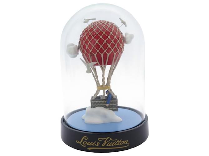 NEW BALL GLOBE LOUIS VUITTON AERO TRUNK MONsizeOLFIERE PAPERWEIGHT + BOX NEW Glass  ref.496691