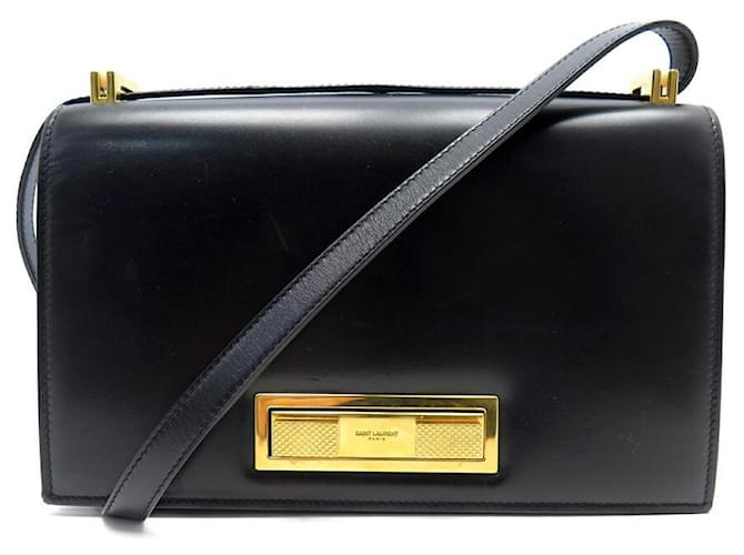 Saint laurent domino discount leather shoulder bag