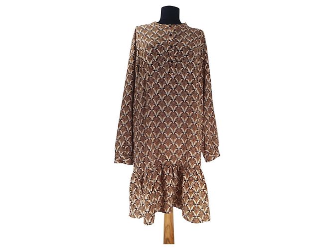 Ichi Kleid Mehrfarbig Polyester Größe L Mehrfarben