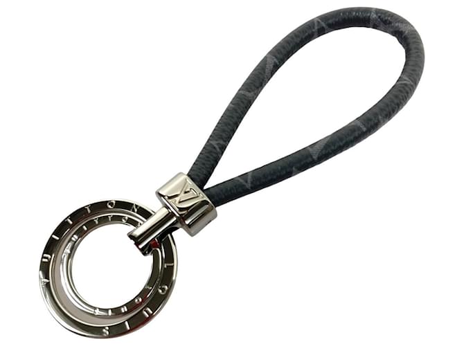 Other jewelry [Used] LOUIS VUITTON Portocre LV Harlow M68853 Key Ring Black  x Silver Silvery ref.497184 - Joli Closet