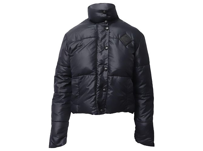 Chaqueta acolchada de nailon negro de Givenchy