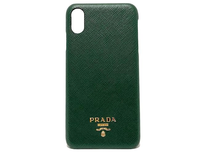 Prada phone Green Leather  - Joli Closet