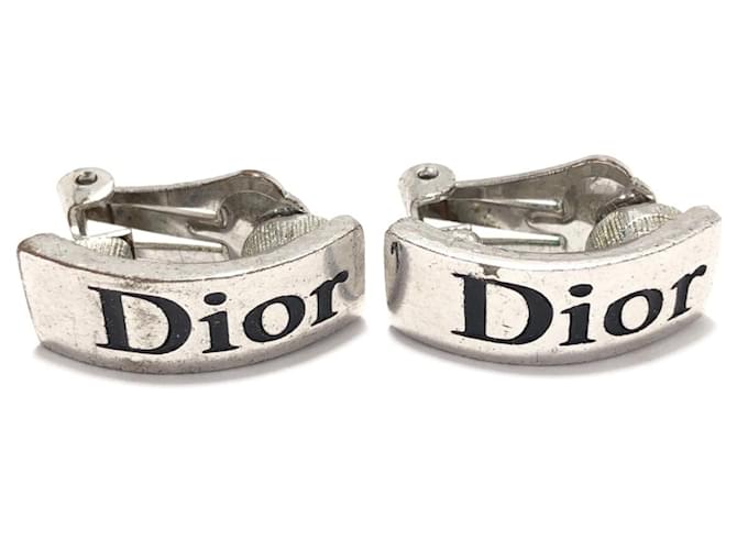 Dior earring Silvery Metal  ref.497703