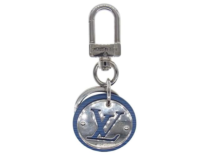 Louis Vuitton monogram Portocre Slim Dragonne Keychain M69306 Light blue  #5401P