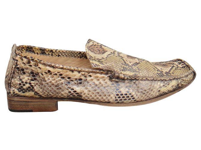 mocassins en python Sartore p 36 Imprimé python