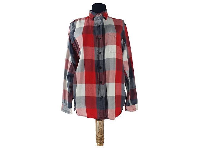 Ralph Lauren Denim & Supply Camicia in cotone rossa Rosso Multicolore