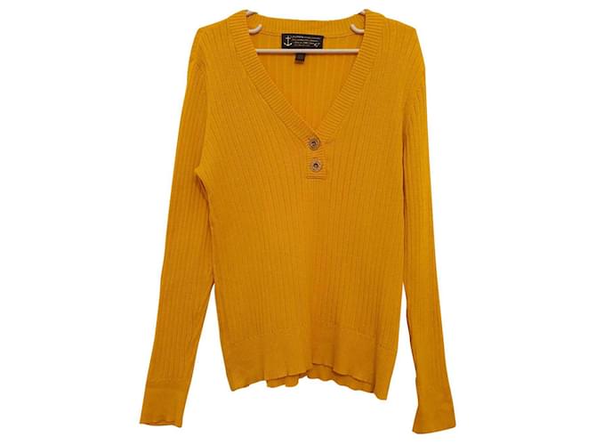 Ralph Lauren Knitwear Yellow Cotton  ref.498008