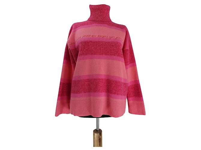 Giada Benincasa Strickwaren Pink Kaschmir Wolle  ref.498140
