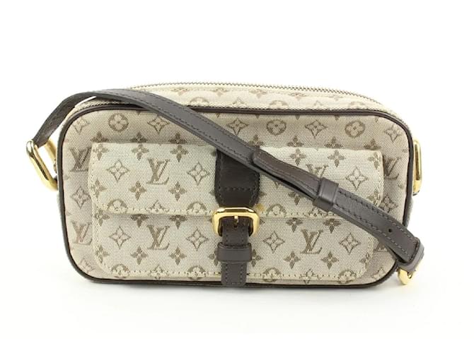 Louis Vuitton Olive x Grey Monogram Mini Lin Juliette MM Crossbody Bag  Leather ref.498181 - Joli Closet