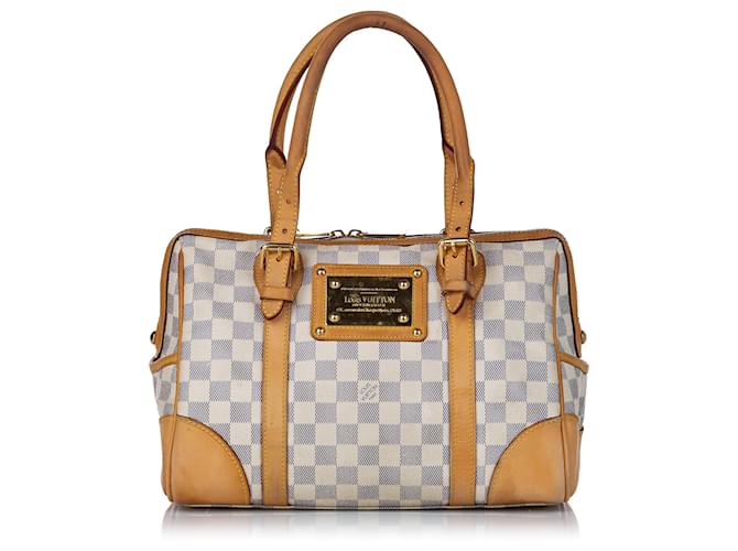 Louis Vuitton Damier Azur Berkeley - White Handle Bags, Handbags