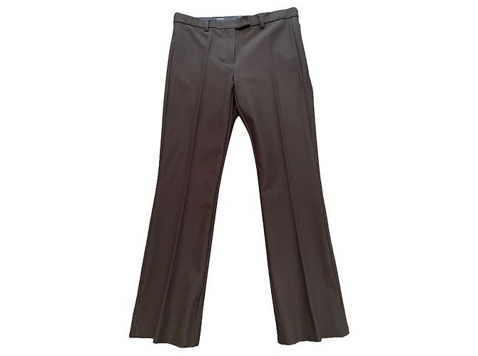 Calça preta de algodão S Max Mara Preto