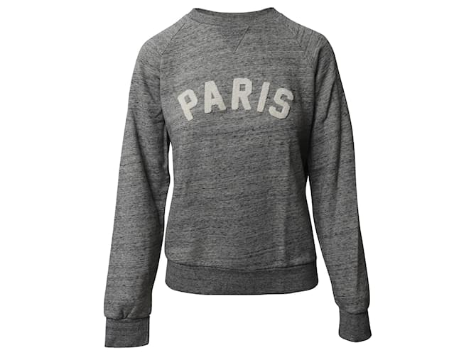 Sandro Paris Sweatshirt em algodão cinza  ref.498866