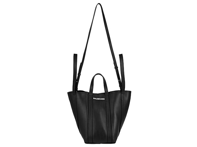 Balenciaga Petit Sac Porté Epaule Everyday North-South Pour Femme En Cuir De Veau Noir Veau façon poulain  ref.498895