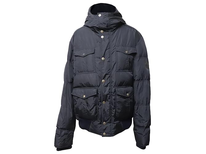 C.P. Company four-pocket hooded padded jacket - Black