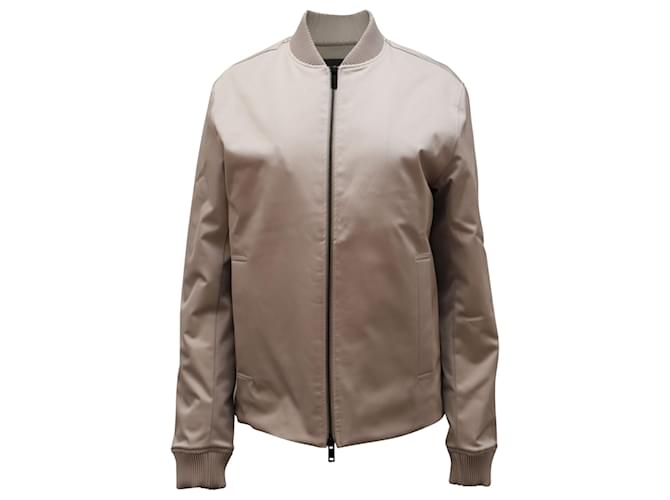 Blouson Bomber Theory en Triacétate Beige Synthétique  ref.498958