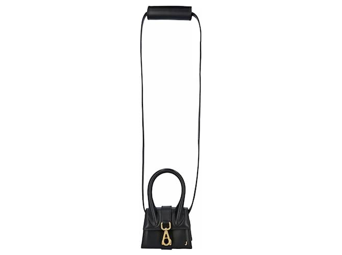 Jacquemus Women Le Chiquito Montagne Mini Bag In Black Leather Pony-style calfskin  ref.498963