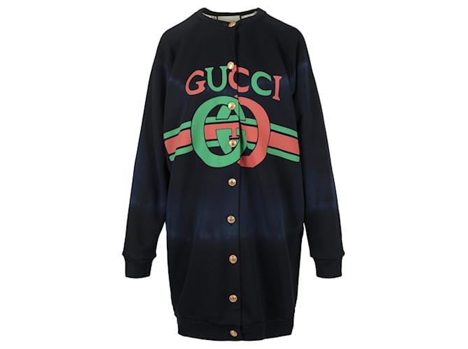 Gucci Interlocking G Wendbare Jacke Mehrfarben Baumwolle  ref.499102
