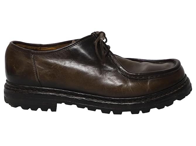 Autre Marque Officine Creatives Volcov 001 Derby Shoes in Brown Leather   ref.499165