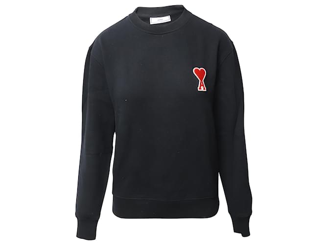 Autre Marque Ami De Coeur Sweatshirt aus schwarzer Baumwolle  ref.499181