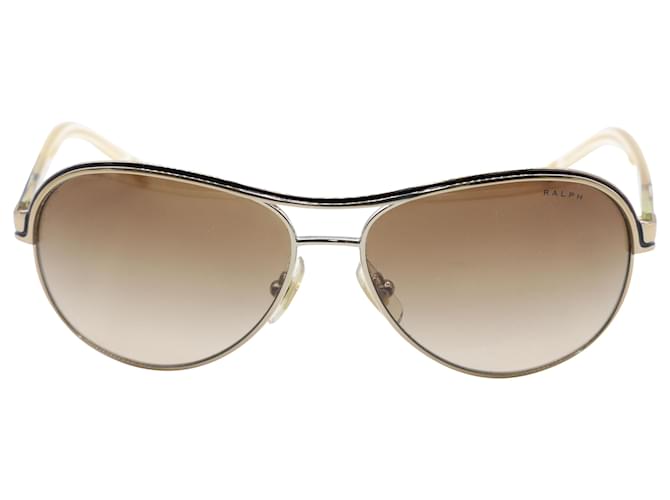 Ralph Lauren Charles Sonnenbrille aus braunem Metall  ref.499192