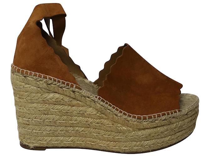 Chloe lauren suede espadrilles hotsell