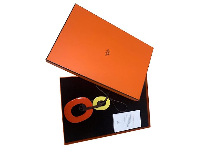 Hermès Collar de hermes Naranja