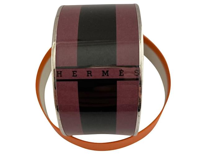 Hermès H-GM Pflaume Stahl  ref.499543