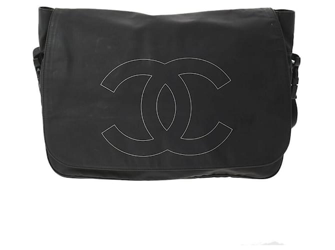 Chanel shoulder bag Black Synthetic  ref.499679