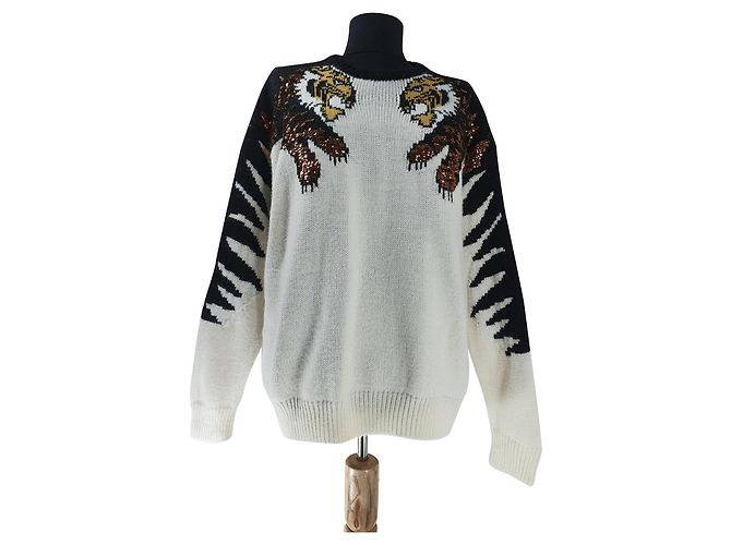 Autre Marque Sweater Aniye By de lã e alpaca M Multicor