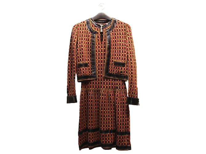 Used] CHANEL 05A setup jacket dress 2 Piece Set 2 Ladies size 38 Multiple  colors Wool ref.499839 - Joli Closet
