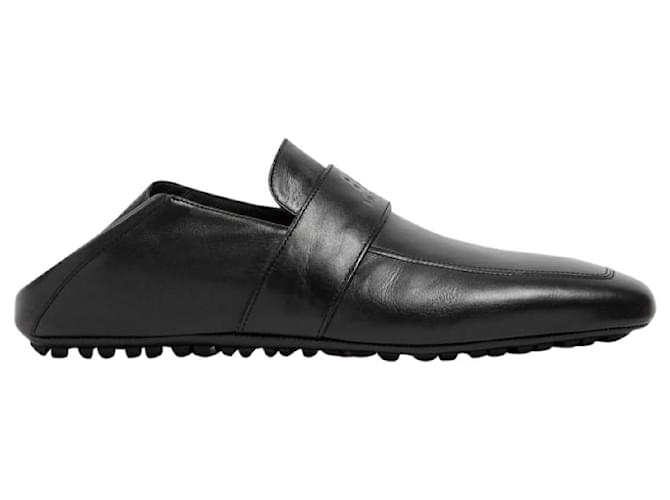 City Balenciaga - Leather moccasins Black  ref.499973