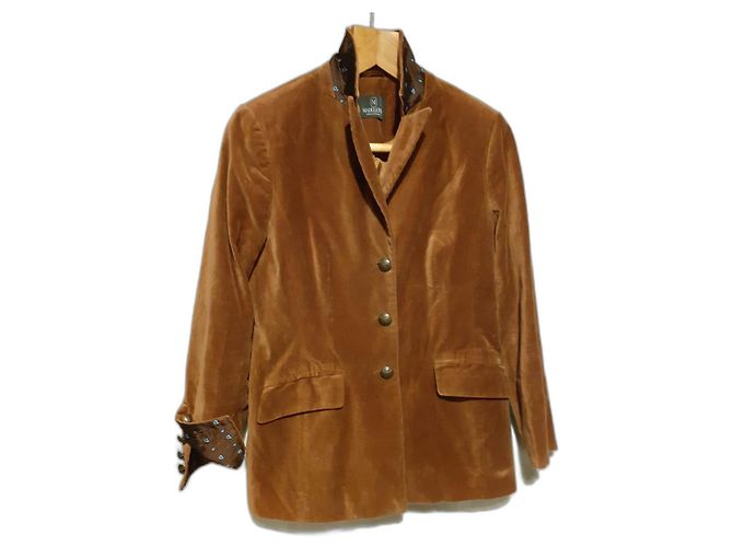 Autre Marque Madeleine Samtjacke Kupfer