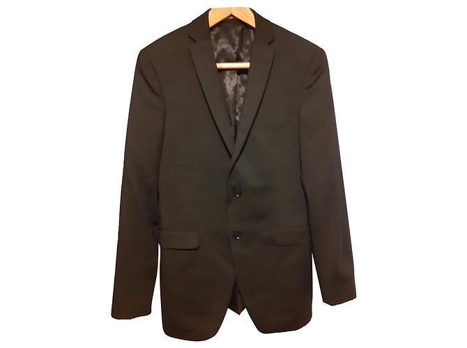 Autre Marque Schwarzer Wollblazer
