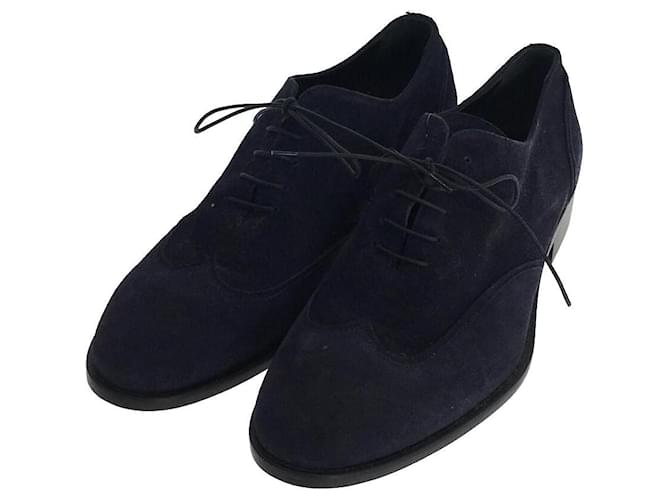 John Galliano Dress shoes / 42 / navy / suede Navy blue ref.500117 - Joli  Closet
