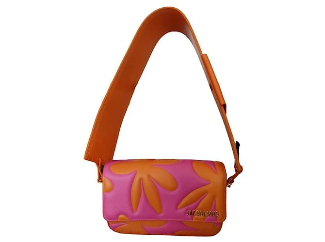 Jacquemus Handbags Orange Leather  ref.500124