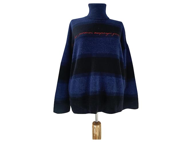 Giada Benincasa Knitwear Blue Cashmere Wool  ref.500162