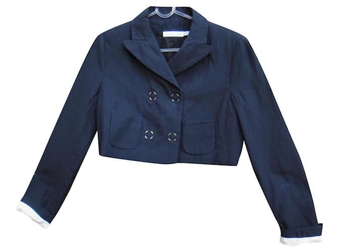 See By Chloé t jacket 40 Black Cotton  ref.500169