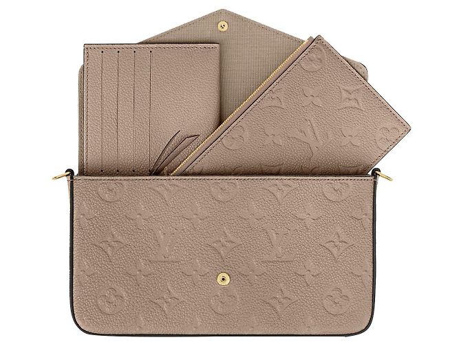 Pochette Félicie Louis Vuitton LV Felicie pochette duna Beige