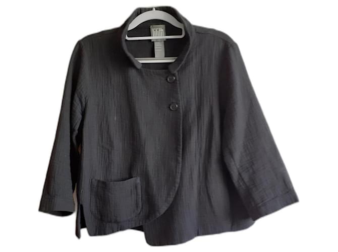 Autre Marque Jackets Black Cotton  ref.500582