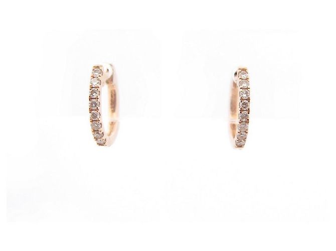 ORECCHINI VANESSA TUGENDHAFT MEZZO SET ORECCHINI IN ORO ROSA DIAMANTI D'oro