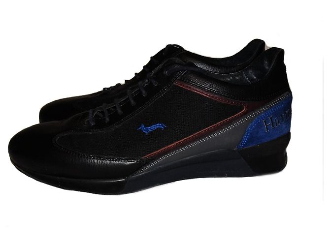 Autre Marque BASKETS EN CUIR HARMONT&BLAINE Noir