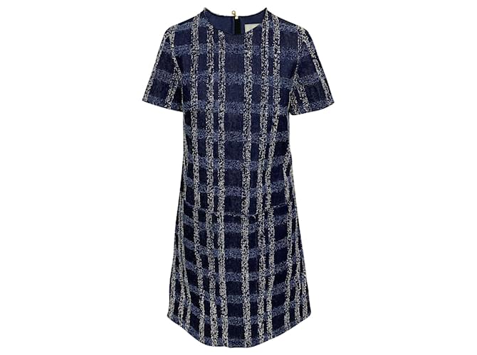 Erdem Octavia Denim Dress in Blue Cotton  ref.502227