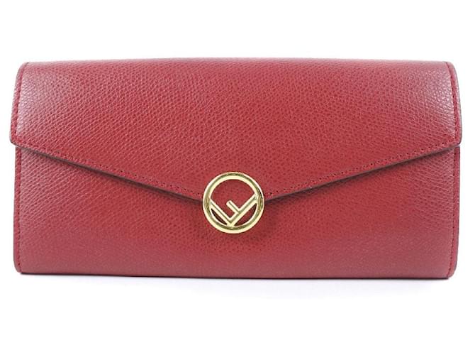 Fendi Wallet Red Pony style calfskin ref.502424 Joli Closet