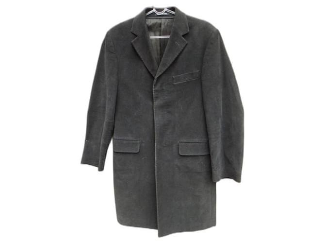 Courreges Courrèges coat size 50 Black Cotton  ref.502506